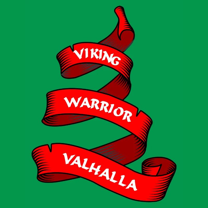 Wikinger Wimpel oder Banner rot