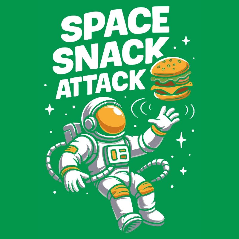 Conception spatiale du hamburger d'astronaute
