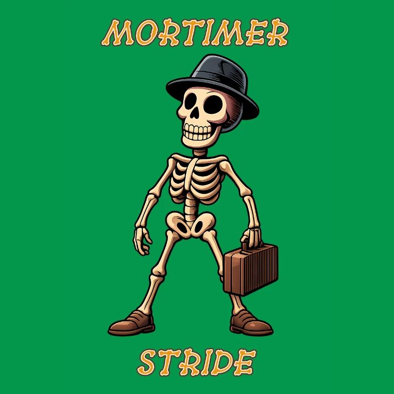 Mortimer Stride Squelette Étoile de l’animation Internet