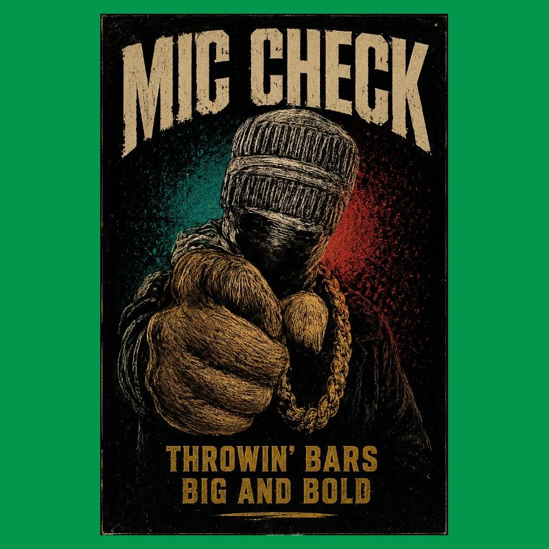 Mic Check Bold Throwin' Bars