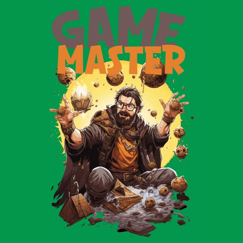 Game Master with Flying Dice – RPG Nerd