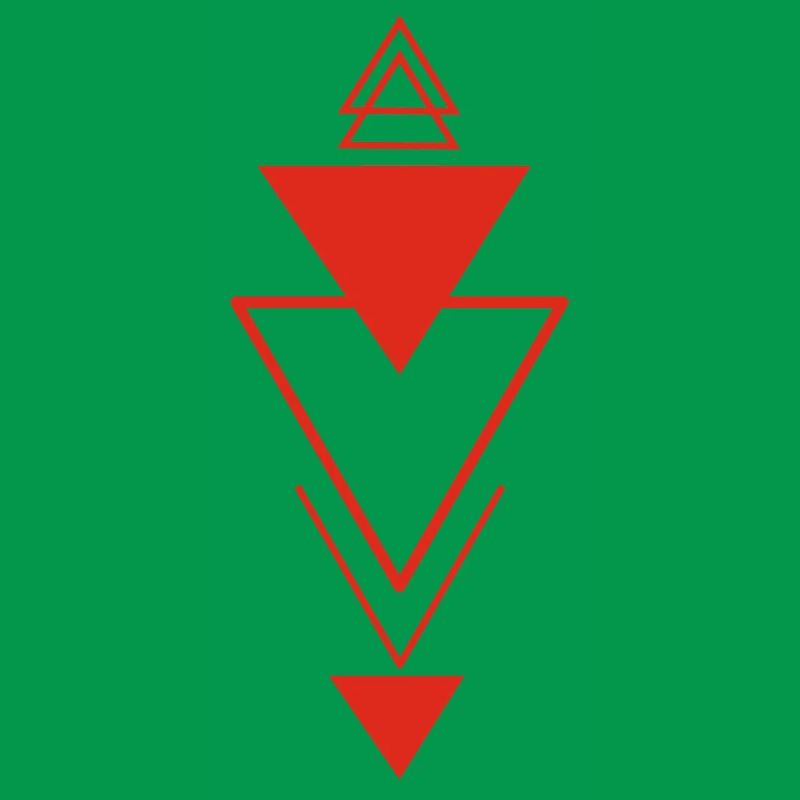 Triangular symbol (red)