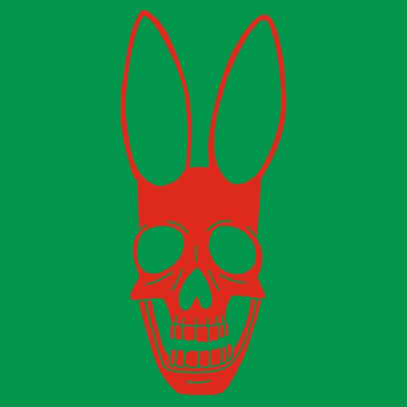 Red Rabbit Skull