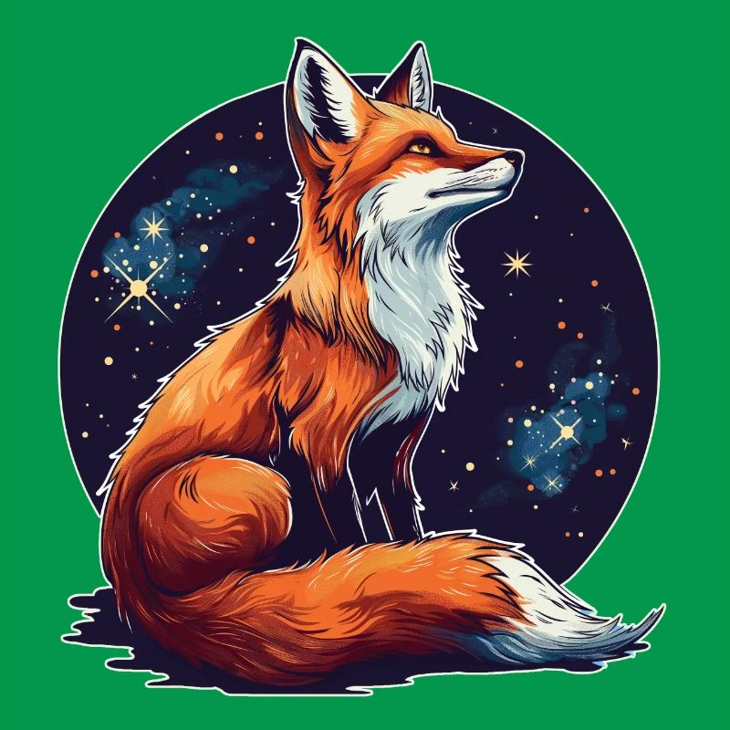 Fuchs mit Sternen