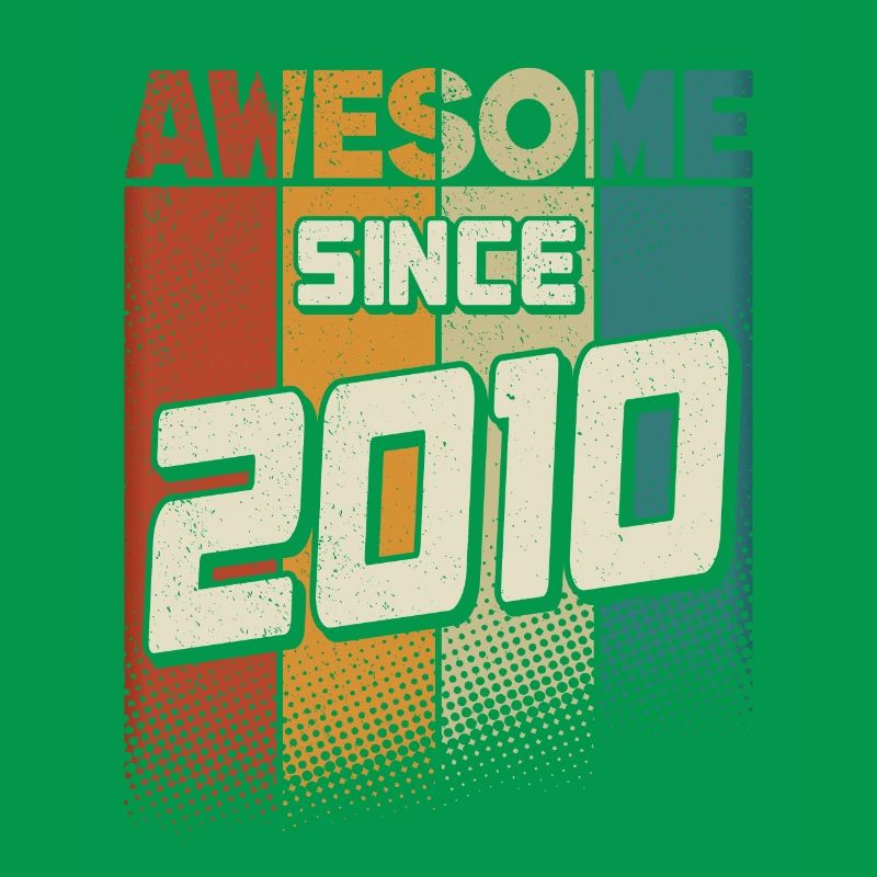 Awesome since 2010 Mädchen Junge 14. Geburtstag