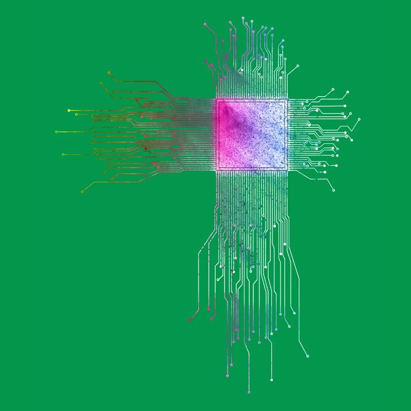 Programmierer CPU Motiv