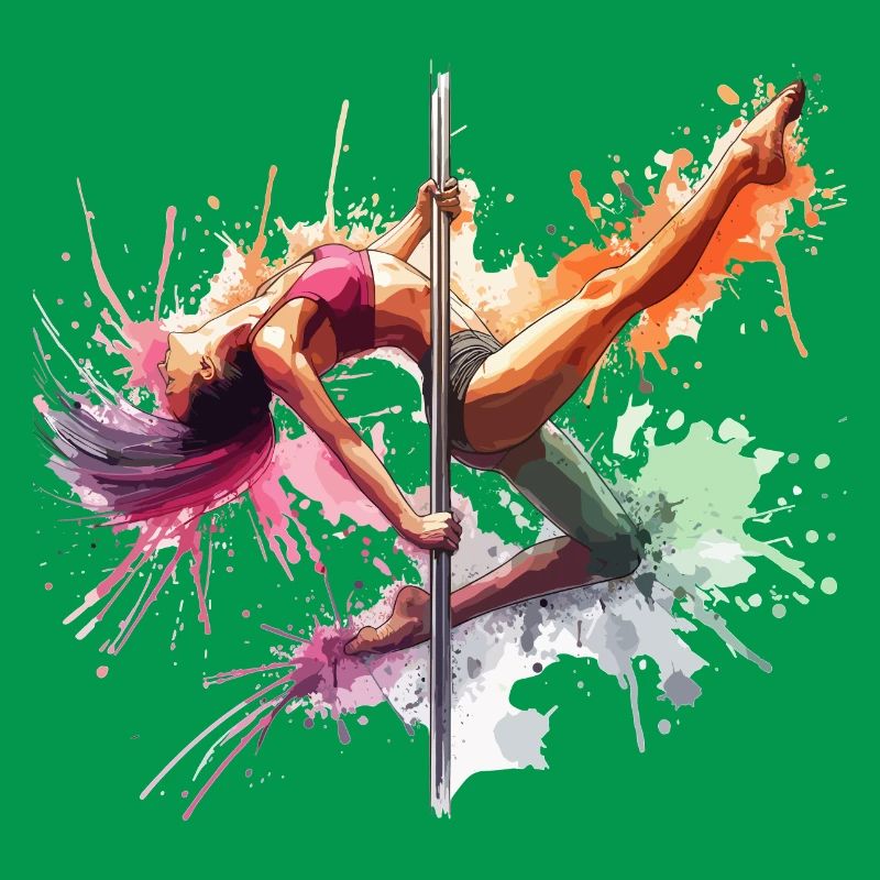 Pole Dance Dynamic Colors Pole Dance Gift