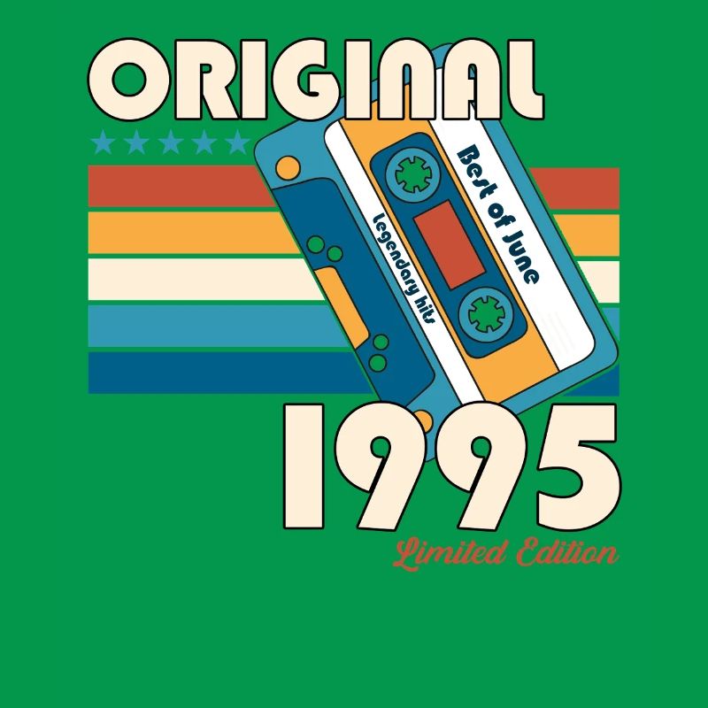 30. Geburtstag Geschenk Mann Kassette Juni 1995