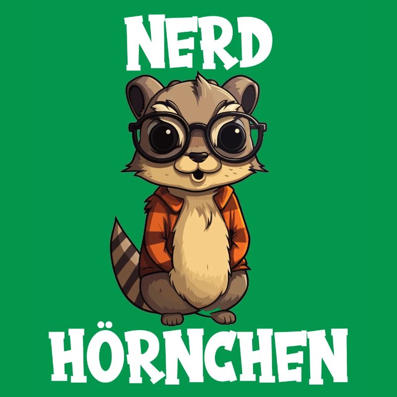 Nerdhörnchen Junge Jungen Erdhörnchen Nerdy Nerd