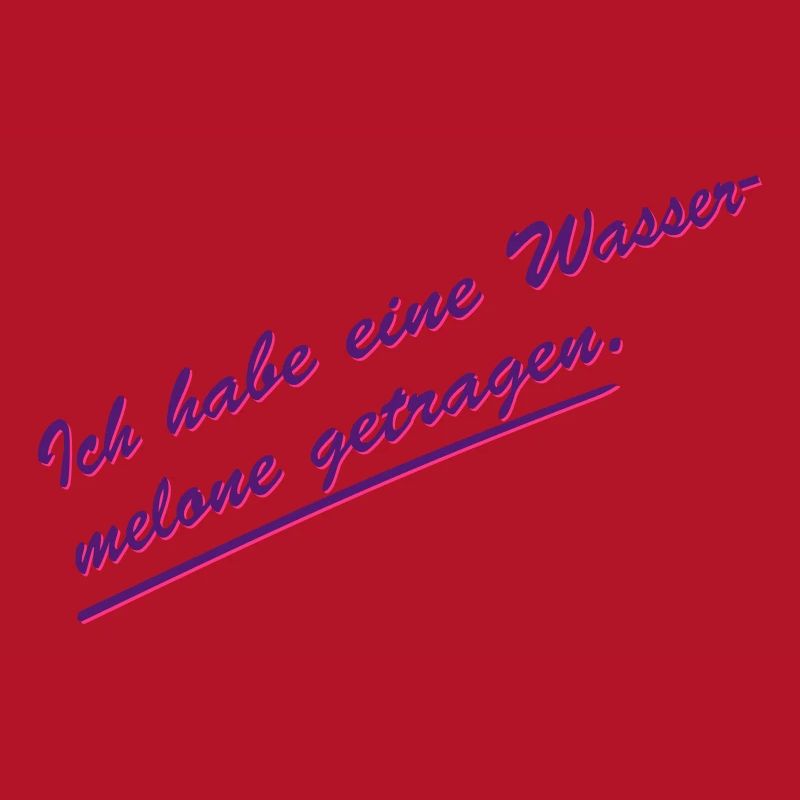 Je Hane effectué une pastèque.