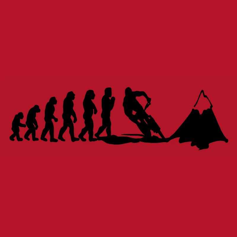 l'évolution de vélo de montagne
