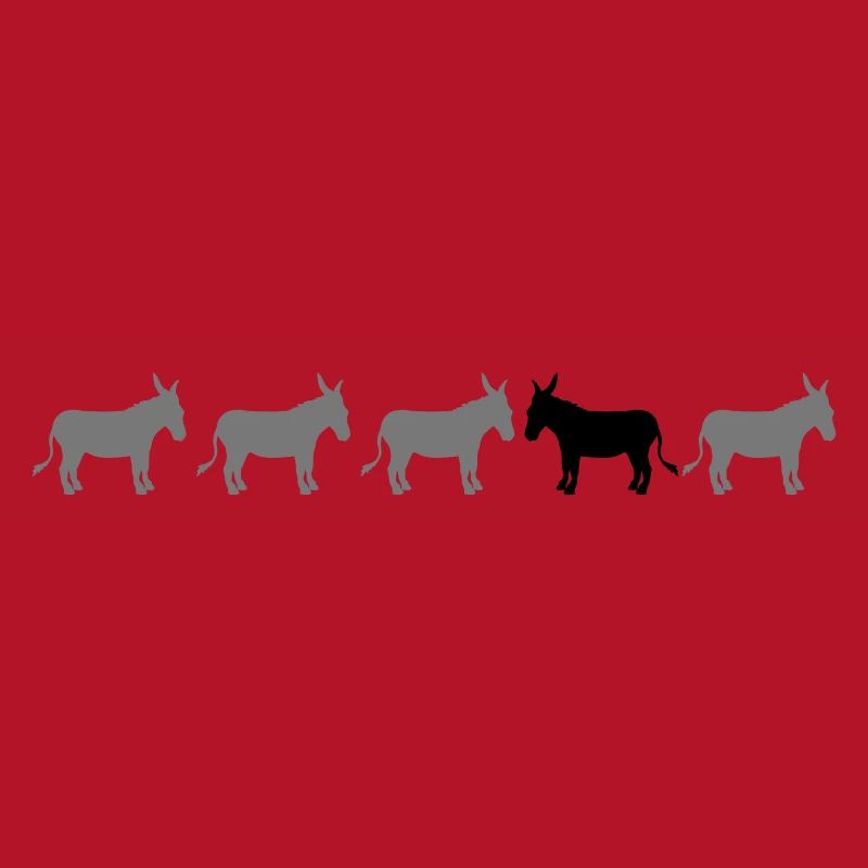 anders be different esel pferd pony klein packesel