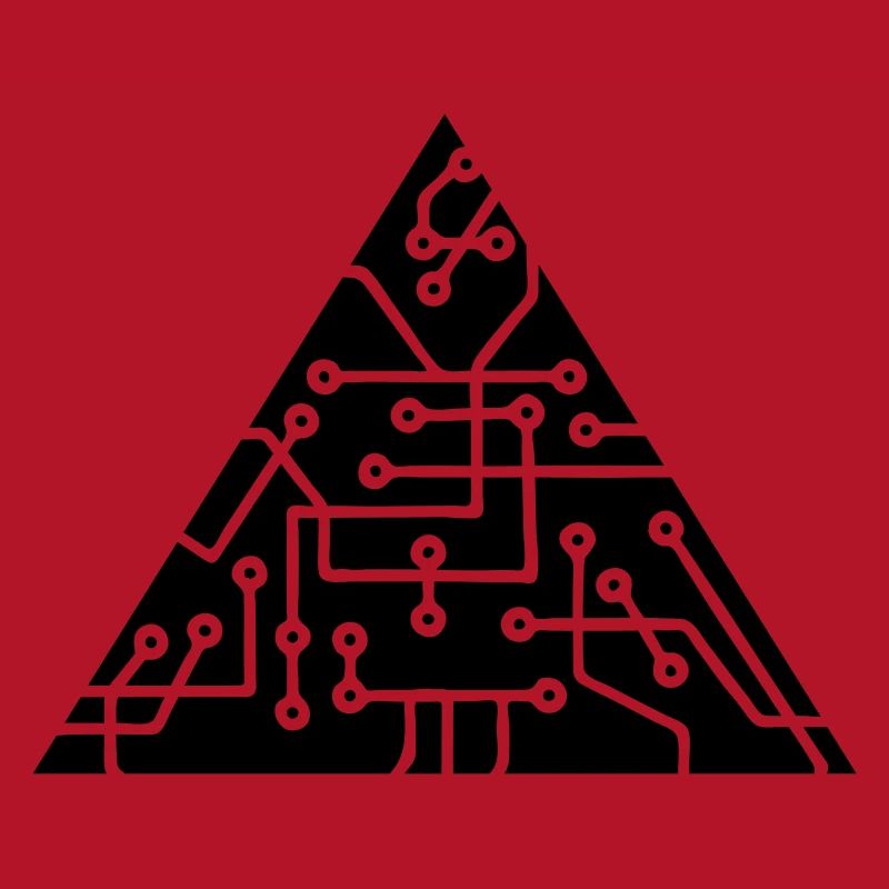 triangular shape microchip technology cool design