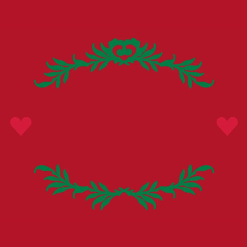 cadre de thym avec des coeurs / cadre de thym