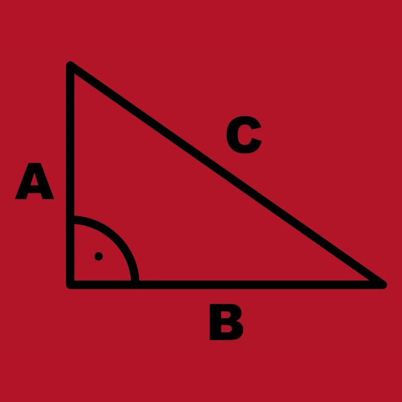 Math symbol - triangle - right angle