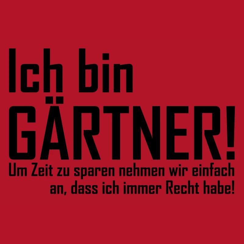 ich bin gärtner