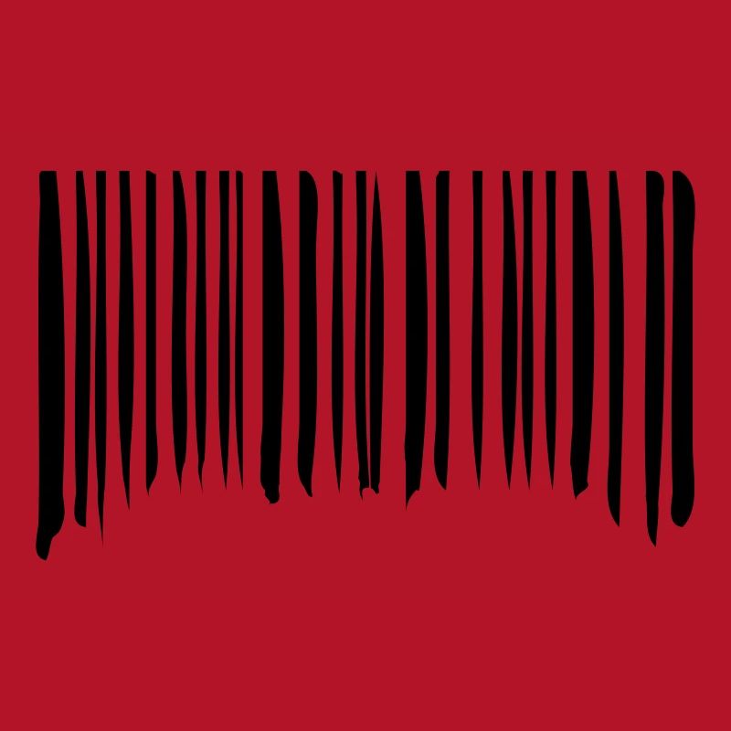 Barcode Striche Linien Gekritzelt Strichcode Scan