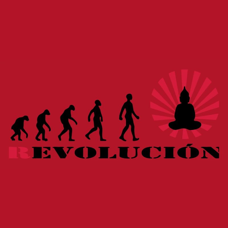 Darwin, évolution, révolution, éclairé, Bouddha,