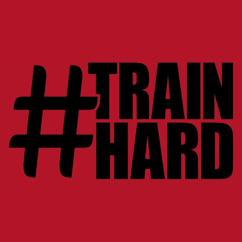 hashtag cool conception texte hantel train entraîn