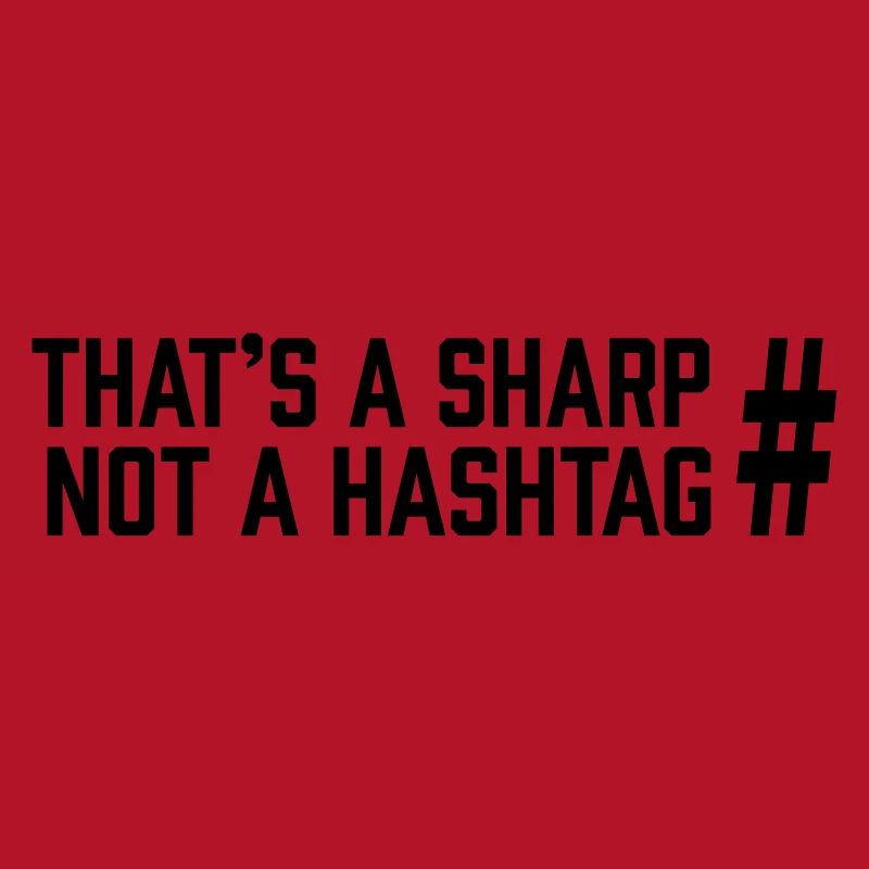 Sharp vs Hashtag