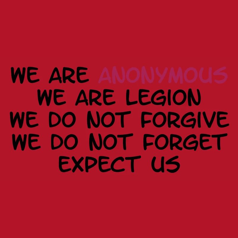 We Are Anonymous