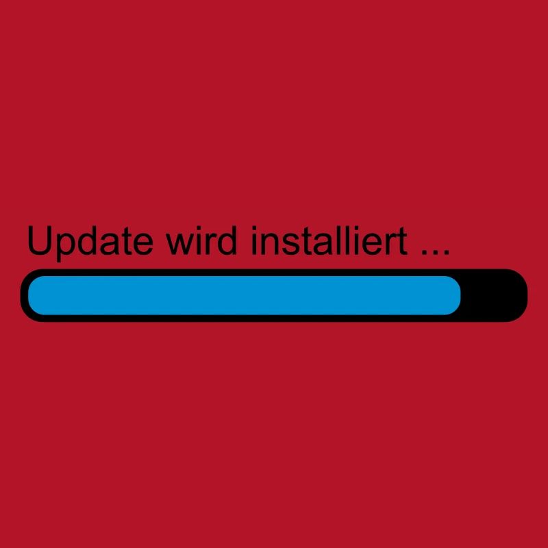 Update wird installiert ... Ladebalken