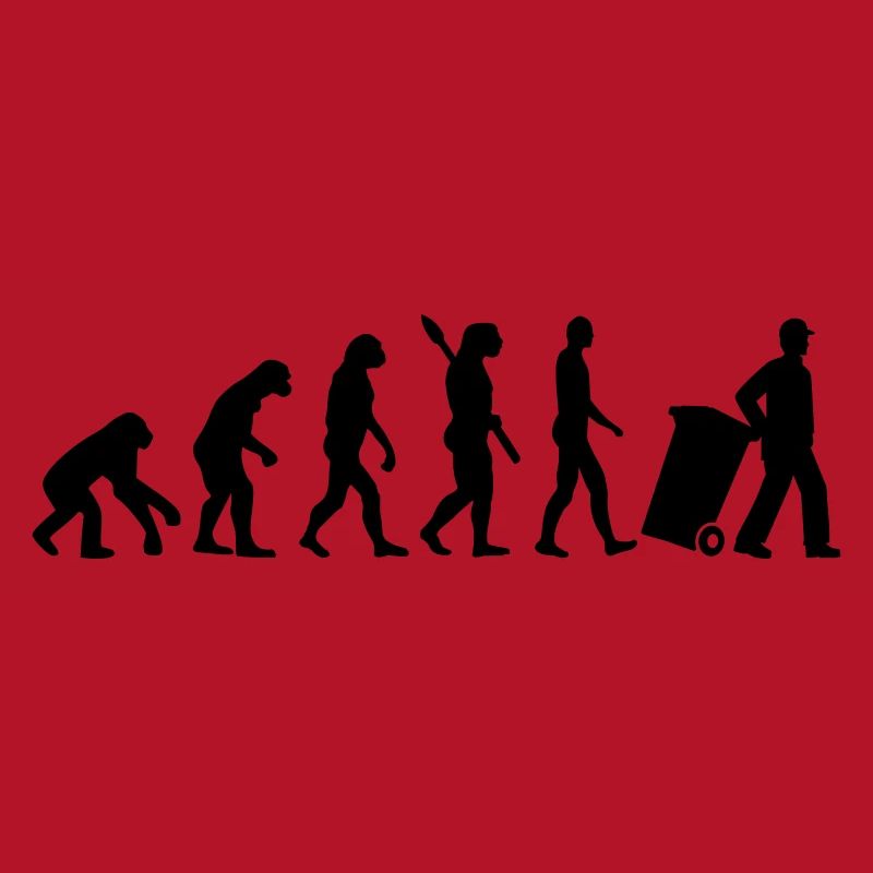 Evolution garbage man