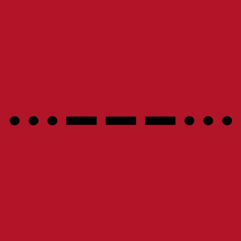Morse code SOS