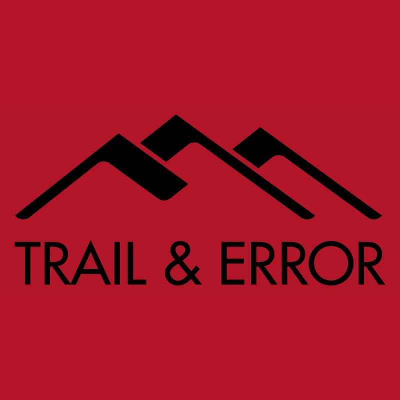 TRAIL & ERROR Logo Schwarz