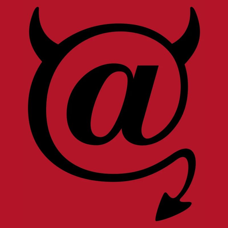 Devil @ Teufel Nerd Symbol Programmierer IT