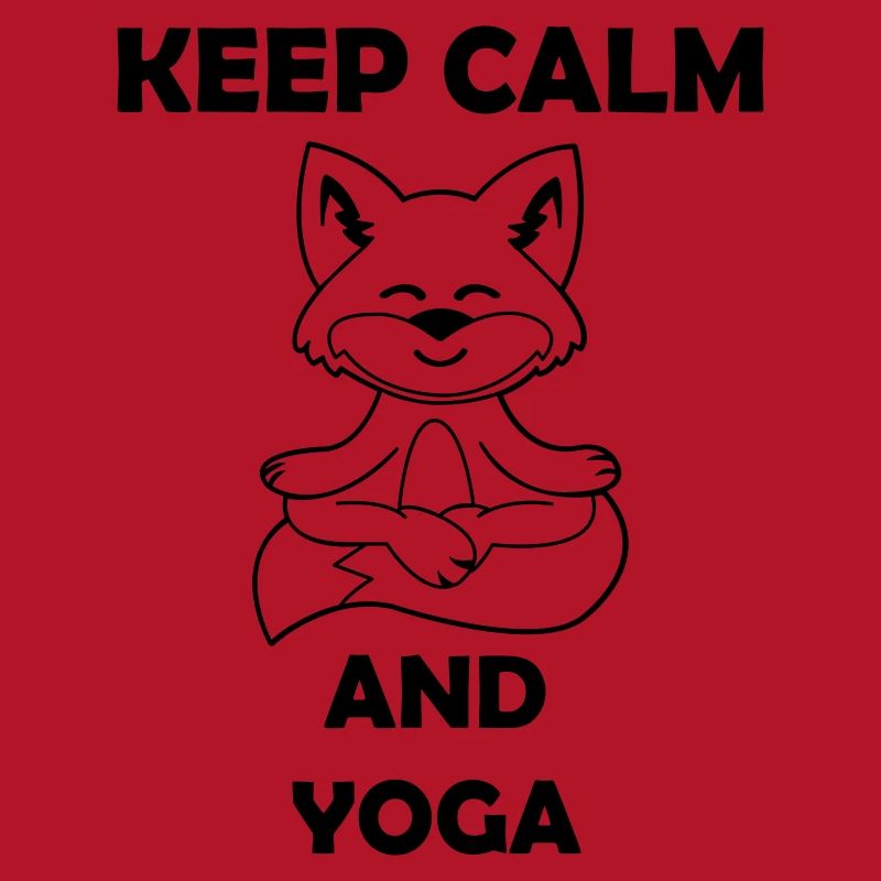 Yoga Fox Keep Calm