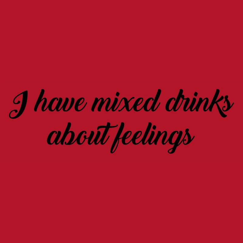 mixed drinks text