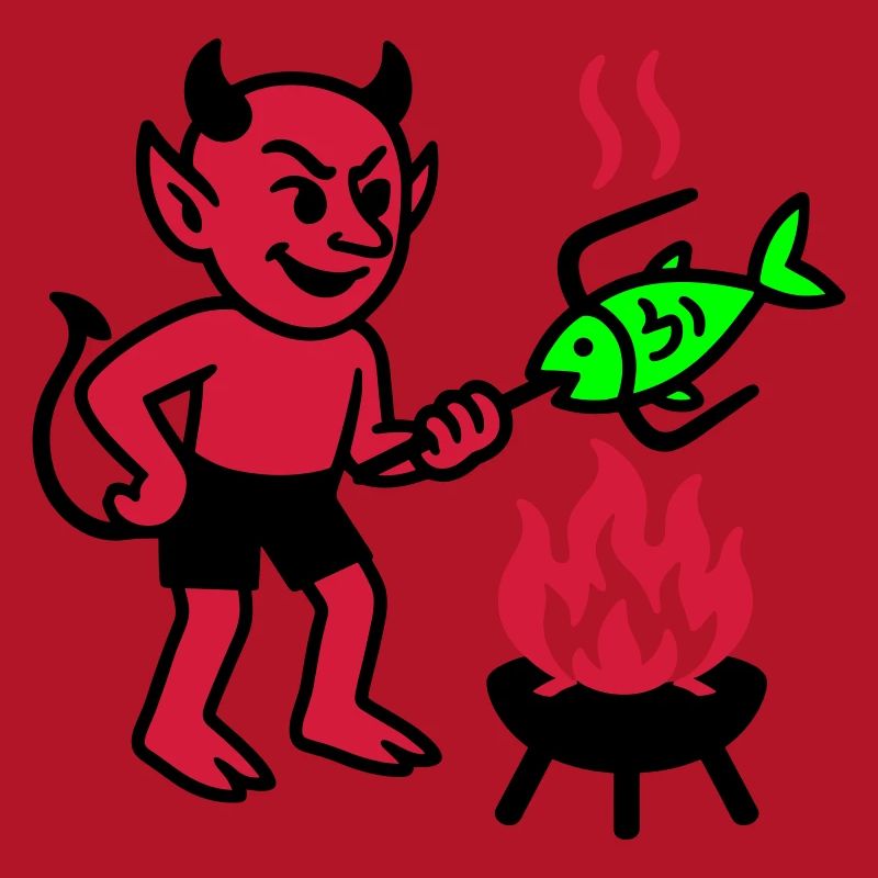 Devil with Fish