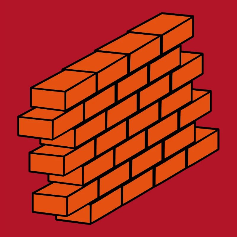 Backsteinmauer