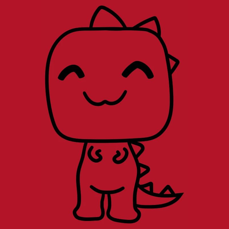 T-Rex Rex carnivore heureux mignon mignon petits e