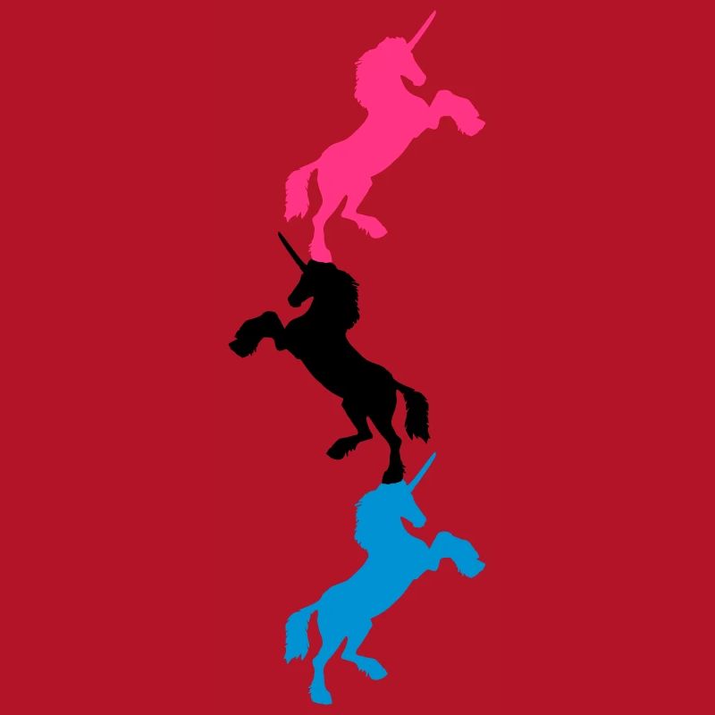 3 Einhörner Turm Muster