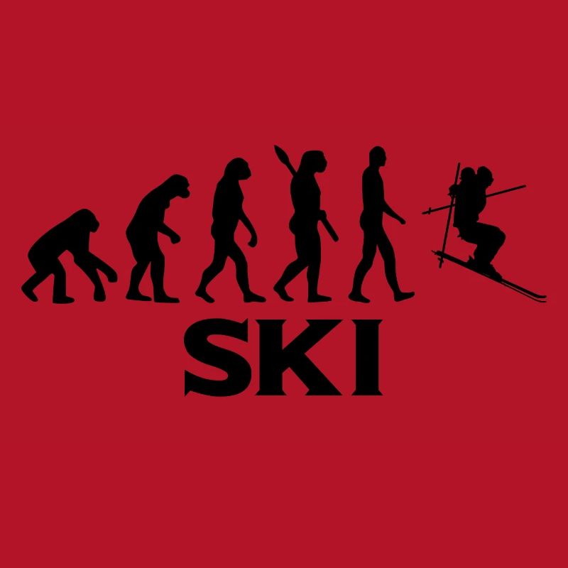 Evolution ski skier ski slope bt