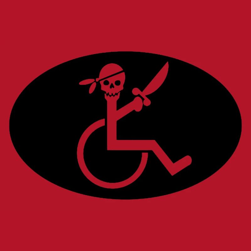Pirate en fauteuil roulant #