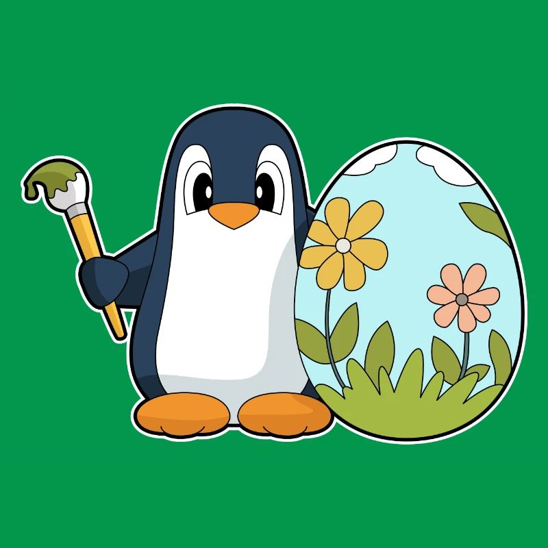 Penguin Easter Easter Egg