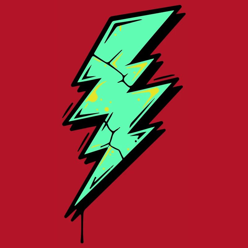 Style Éclair Éclair Abstrait