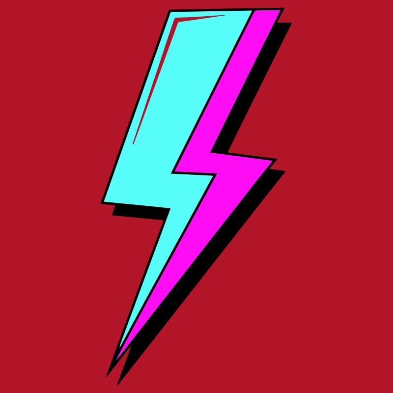 Psychedelic Neon Lightning
