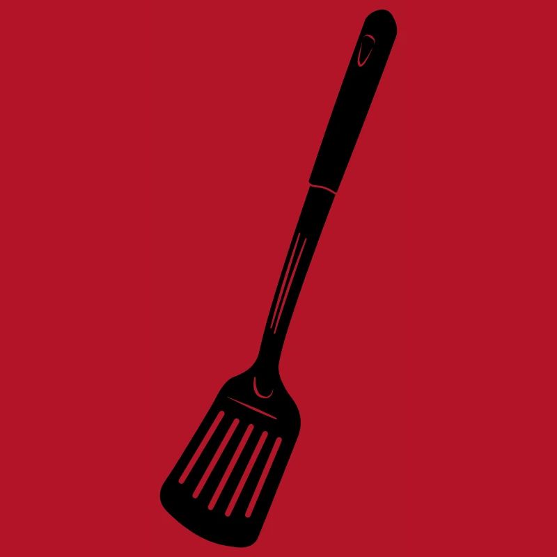 Küchenutensilien Fritteuse oder Backlöffel