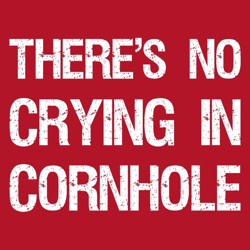 Il n’y a pas de pleurs dans le jeu de lancer de sacs de haricots Cornhole