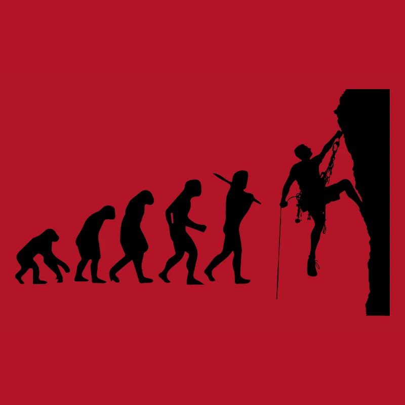 Climbing Climber Climbing Evolution Gift