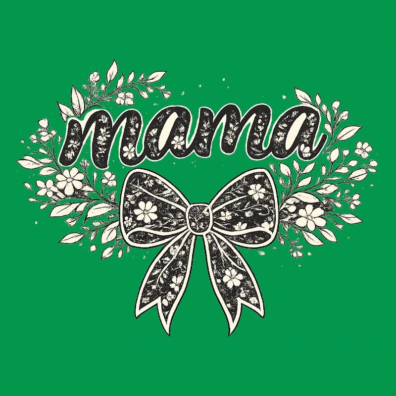 Mama-Geschenk: Retro-Mama-Visualisierung