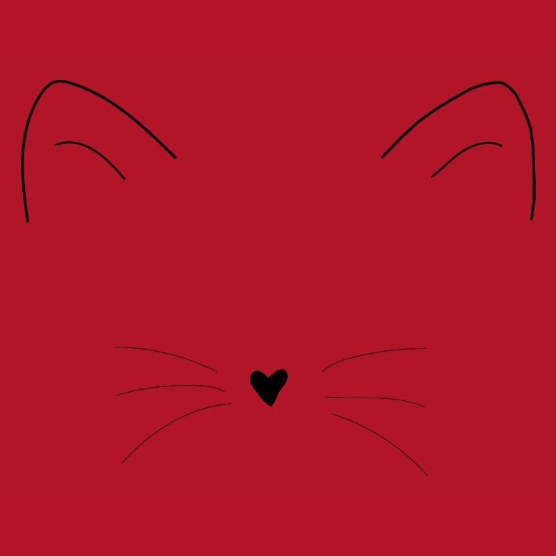 Cat ears muzzle face gift idea