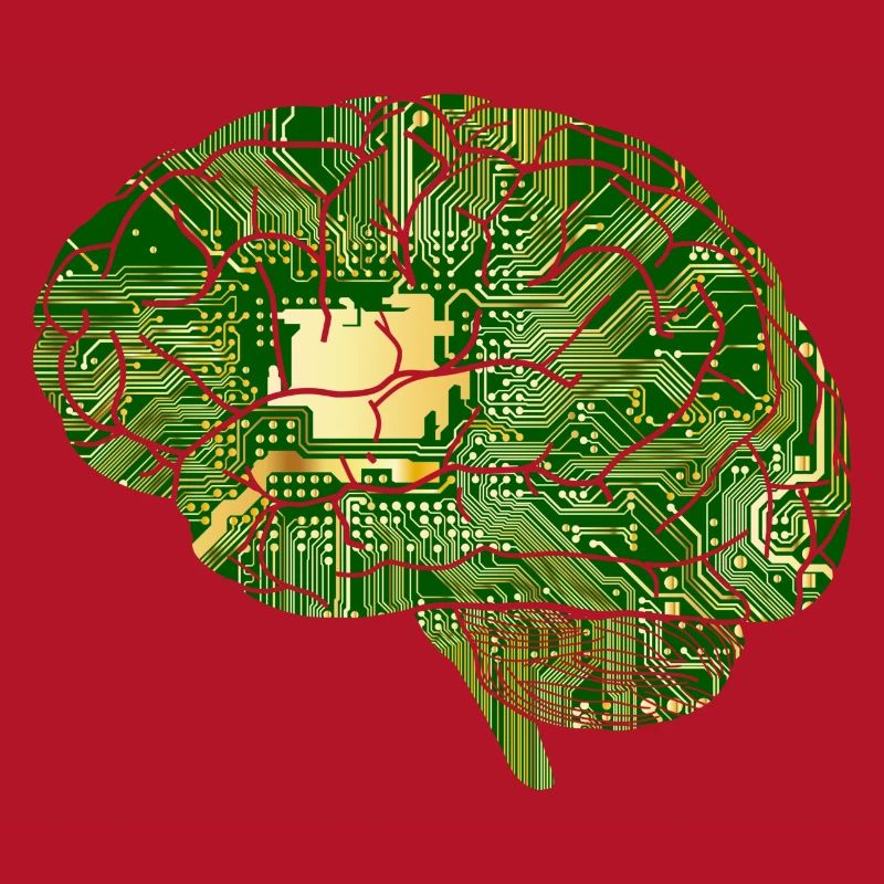 Gehirn - Computerchip - Chip - Computer