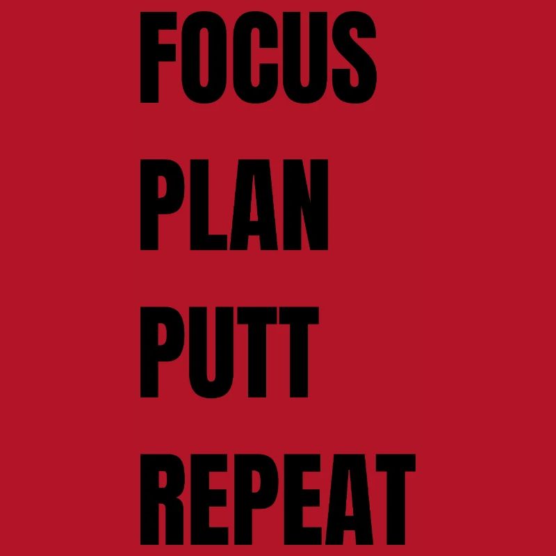 Répétition du putt du plan Focus Golf