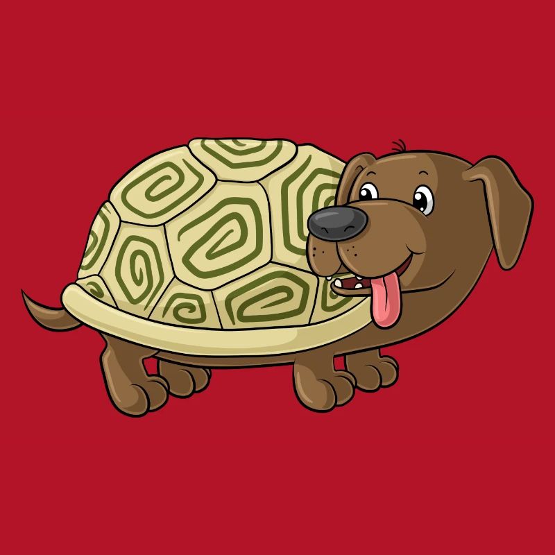Cute cartoon Dachshund Toad