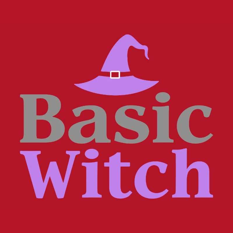 Basic Witch Halloween Spruch Zitat